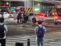 도주하던 음주suv 한남오거리서 2차사고 피해자 1명사망 2명중상... 도주하던 음주suv 한남오거리서 2차사고 피해자 1명사망 2명중상