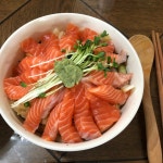 연어 덮밥 만드는 법 🍣💛 - 　 - 　　막생정 - 쭉빵카페 연어 덮밥 만드는 법 🍣💛