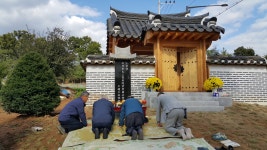 상당사 묘정비 건립 고유제 - 기본 자료실 - 청주이씨 고양파 상당사 묘정비 건립 고유제