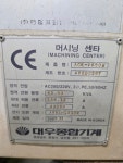 [판매완료] 대우 머시닝센터 ACE-V650S BT50 2002년 11월... [판매완료] 대우 머시닝센터 ACE-V650S BT50 2002년 11월 현장판매합니다.