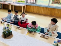 7월 1주 다도체험 - 푸른햇살반 이야기 - 향촌하늘숲어린이집 7월 1주 다도체험