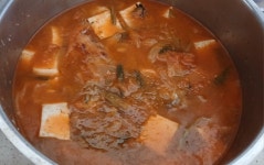 민어 매운탕 보리국수! - ♡- 약선 건강 요리방 - 【우수카페】신비한 약초세상 민어 매운탕 보리국수!