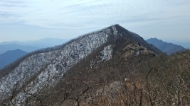 분기봉~금돌산성~장군바위~ 백화산 한성봉 - 백두대간의 분맥... 팔음 백화분맥 2구간 1부 나비재~샛별봉 분기봉~금돌산성~장군바위~ 백화산 한성봉