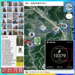 W=4•11Km+1個＞세종시계 둘레길에서~전동면송곡리봉산로360번... W=4•11Km+1個＞세종시계 둘레길에서~전동면송곡리봉산로360번... 