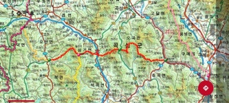 통명지맥 2구간(원리재=＞통명산=＞보성강/섬진강 합수점) - 윤종국님... 총동문회 통명지맥 2구간(원리재=＞통명산=＞보성강/섬진강 합수점)