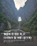 25년 제주출발 장가계여행 설명서 (상해를 경유해서 가장 편한... 제주출발 장가계여행 설명서 (상해를 경유해서 가장 편한 동선으로... 