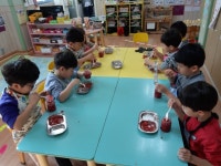 겨울 건강 차 만들기 - 2018창조반 - 덕계선교어린이집 겨울 건강 차 만들기