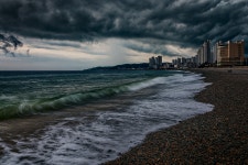 울산시 북구 정자 신명해변 부근 먹구름 파도 풍경 소개 합니다 - 풍경사진 - 푸른산악회-울산 울산시 북구 정자 신명해변 부근 먹구름 파도 풍경... 