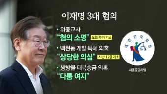 한동훈 이재명 위증교사 수사는 검수원복 덕분