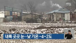 대구·경북 내륙 곳곳 눈…낮 기온 -4~2도 - kakaoTV 대구·경북 내륙 곳곳 눈…낮 기온 -4~2도