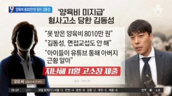 양육비 8000만 원 미지급…‘형사고소’ 당한 김동성 - kakaoTV 양육비 8000만 원 미지급…‘형사고소’ 당한 김동성