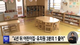 4년 뒤 어린이집·유치원 3분의 1 줄어 - kakaoTV 4년 뒤 어린이집·유치원 3분의 1 줄어