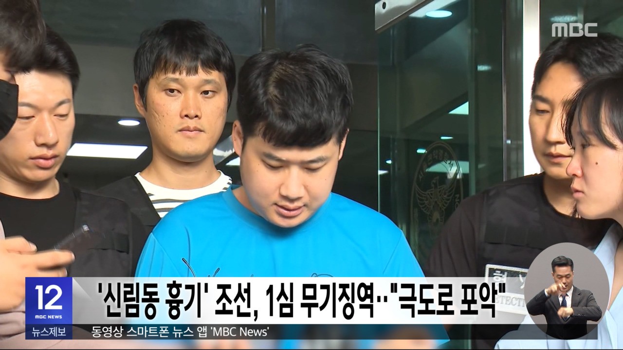 신림동 흉기 난동 가해자 조선에 무기징역 확정, 대법원 판단에 논란 여전중