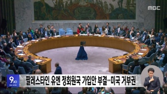 팔레스타인 유엔 정회원국 가입안 부결‥미국 거부권 - kakaoTV 팔레스타인 유엔 정회원국 가입안 부결‥미국 거부권