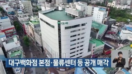 대구백화점 본점·물류센터 등 공개 매각 - kakaoTV 대구백화점 본점·물류센터 등 공개 매각