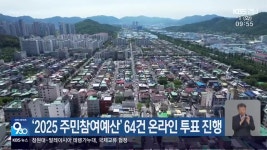 경남 ‘2025 주민참여예산’ 64건 온라인 투표 진행 - kakaoTV 경남 ‘2025 주민참여예산’ 64건 온라인 투표 진행