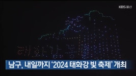 울산 남구, 내일까지 ‘2024 태화강 빛 축제’ 개최 - kakaoTV 울산 남구, 내일까지 ‘2024 태화강 빛 축제’ 개최
