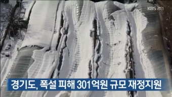 경기도, 폭설 피해 301억원 규모 재정지원 - kakaoTV 경기도, 폭설 피해 301억원 규모 재정지원