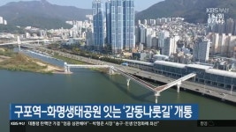 구포역-화명생태공원 잇는 ‘감동나룻길’ 개통 - kakaoTV 구포역-화명생태공원 잇는 ‘감동나룻길’ 개통