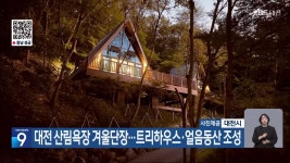 대전 산림욕장 겨울단장…트리하우스·얼음동산 조성 - kakaoTV 대전 산림욕장 겨울단장…트리하우스·얼음동산 조성