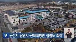 군산시·남원시·전북대병원, 청렴도 ‘최하’ - kakaoTV 군산시·남원시·전북대병원, 청렴도 ‘최하’
