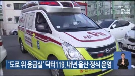 ‘도로 위 응급실’ 닥터119, 내년 울산 정식 운영 - kakaoTV ‘도로 위 응급실’ 닥터119, 내년 울산 정식 운영