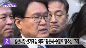 '울산시장 선거개입 의혹' 황운하·송철호 항소심 무죄 - kakaoTV '울산시장 선거개입 의혹' 황운하·송철호 항소심 무죄