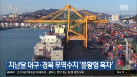 지난달 대구·경북 무역수지 ‘불황형 흑자’ - kakaoTV 지난달 대구·경북 무역수지 ‘불황형 흑자’