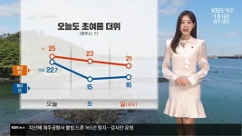 [날씨] 제주 오늘도 한낮 25도, 다소 더워…남서부 ‘짙은 안개·이슬비’ - kakaoTV [날씨] 제주 오늘도 한낮 25도, 다소 더워…남서부 ‘짙은... 