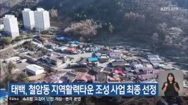 태백, 철암동 지역활력타운 조성 사업 최종 선정 - kakaoTV 태백, 철암동 지역활력타운 조성 사업 최종 선정