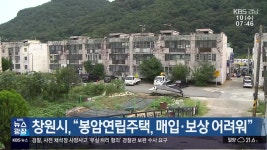 창원시 “봉암연립주택, 매입·보상 어려워” - kakaoTV 창원시 “봉암연립주택, 매입·보상 어려워”