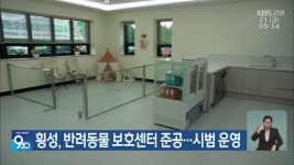횡성, 반려동물 보호센터 준공…시범 운영 - kakaoTV 횡성, 반려동물 보호센터 준공…시범 운영