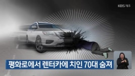 평화로에서 렌터카에 치인 70대 숨져 - kakaoTV 평화로에서 렌터카에 치인 70대 숨져
