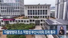 자율방범대 초소 적법성 부산시의회 조례 통과 - kakaoTV 자율방범대 초소 적법성 부산시의회 조례 통과