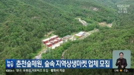 춘천숲체원, 숲속 지역상생마켓 업체 모집 - kakaoTV 춘천숲체원, 숲속 지역상생마켓 업체 모집