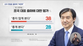조국 평택 출마 38% 부정‥한동훈도 49% 부정 - kakaoTV 조국 평택 출마 38% 부정‥한동훈도 49% 부정