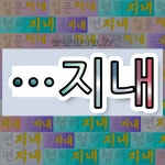 국어사전에서 🌾지내로 끝나는 단어 중에서, 한자 之 (갈 지) 관련 단어는 3개