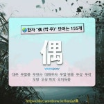 국어사전에서 🌏한자 偶 (짝 우) 단어는 155개