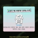 국어사전에서 🌏한자 脅 (으를 협) 단어는 53개