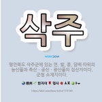 🌟삭주: 평안북도 삭주군에 있는 면. 쌀, 콩, 담배 따위의 농산물과 축산ㆍ공산ㆍ광산물의 집산지이다. 군청... - 표준국어대사전