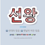 🌟선왕: 선대의 임금., 옛날의 어진 임금. - 표준국어대사전