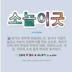🌟소놀이굿: 경기도 양주에 전승되는 굿. 농사나 사업이 잘되고 자손이 번창하기를 비는 굿으로, 제석거리에 ... - 표준국어대사전