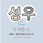🌟성우: 다 자란 소. - 표준국어대사전
