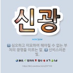 🌟신광: 신비스러운 빛., 심오하고 미묘하여 헤아릴 수 없는 부처의 광명을 이르는 말. - 표준국어대사전