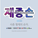 🌟재종손: 사촌 형제의 손자. - 표준국어대사전