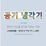 🌟공기 냉각기: 증기나 가스를 공기로 식히는 기계. - 표준국어대사전