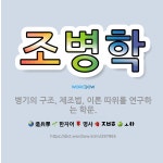 🌟조병학: 병기의 구조, 제조법, 이론 따위를 연구하는 학문. - 표준국어대사전