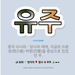 🌟유주: 중국 수나라ㆍ당나라 때에, 지금의 쓰촨성(四川省) 바현(巴縣)을 중심으로 있었던 주. - 표준국어대사전