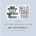 🌟혼림: 여러 가지의 나무가 뒤섞여 있는 수풀. - 표준국어대사전