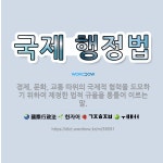 🌟국제 행정법: 경제, 문화, 교통 따위의 국제적 협력을 도모하기 위하여 제정한 법적 규율을 통틀어 이르는 말. - 표준국어대사전